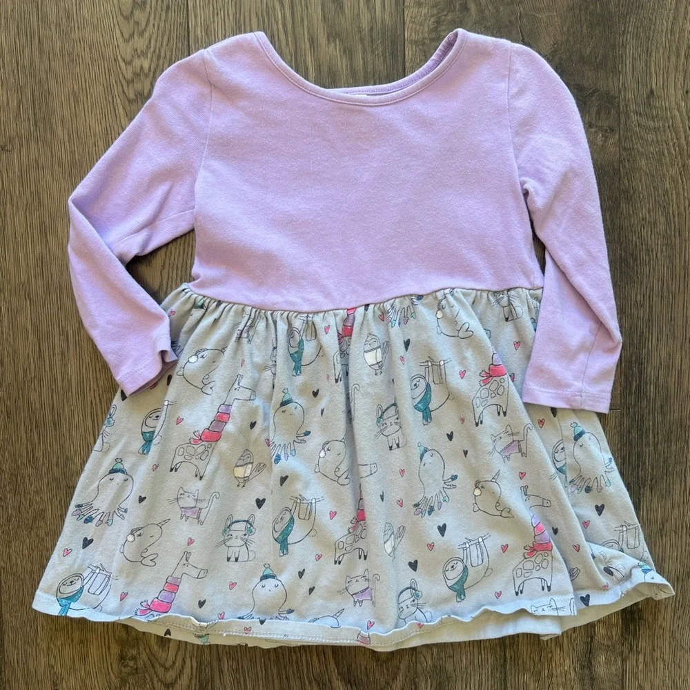 Gymboree Purple Long Sleeve Dress